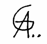 Indiscernible: monogram (Read as: AG, GA, AC, CA)
