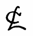 Indiscernible: monogram (Read as: LC, CL)