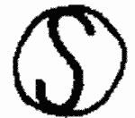 Indiscernible: monogram (Read as: S)