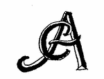 Indiscernible: monogram (Read as: AC, CA, A)