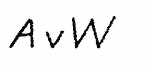 Indiscernible: monogram (Read as: AVW)