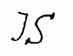 Indiscernible: monogram (Read as: JS )