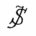 Indiscernible: monogram (Read as: JS, JS, TS, ST)
