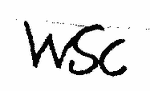 Indiscernible: monogram (Read as: WSC)