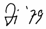 Indiscernible: monogram, symbol or oriental (Read as: ZI, XI)