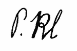Indiscernible: monogram (Read as: PKL)