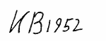 Indiscernible: monogram (Read as: KB, NB)