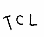 Indiscernible: monogram (Read as: TCL)