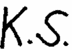 Indiscernible: monogram (Read as: KS)