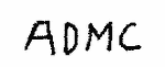 Indiscernible: monogram (Read as: ADMC)