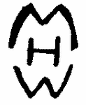 Indiscernible: monogram (Read as: MHW)