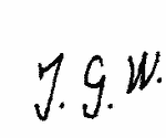 Indiscernible: monogram (Read as: JGW, TGW)