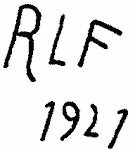 Indiscernible: monogram (Read as: RLF)
