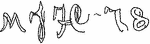 Indiscernible: monogram (Read as: MJH)
