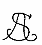 Indiscernible: monogram (Read as: AS, SA)