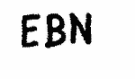 Indiscernible: monogram (Read as: EBN)