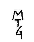 Indiscernible: monogram (Read as: MTG)