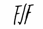 Indiscernible: monogram (Read as: FLF, FJF)