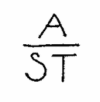 Indiscernible: monogram (Read as: AST)