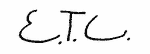 Indiscernible: monogram (Read as: ETC, CTC)