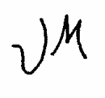 Indiscernible: monogram (Read as: VM, UM, JM)