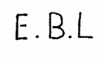 Indiscernible: monogram (Read as: EBL)