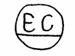 Indiscernible: monogram, old master (Read as: EC)