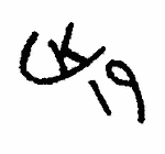 Indiscernible: monogram (Read as: K, CK)