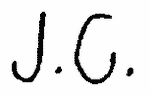 Indiscernible: monogram (Read as: JG)