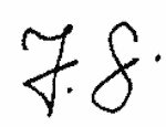Indiscernible: monogram (Read as: FG, FS)