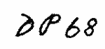 Indiscernible: monogram (Read as: DP, AP)