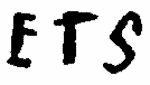 Indiscernible: monogram (Read as: ETS)