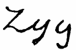 Indiscernible: monogram (Read as: ZYG)