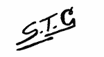 Indiscernible: monogram (Read as: STG)