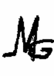 Indiscernible: monogram (Read as: MG, GM)