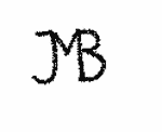 Indiscernible: monogram (Read as: JMB)