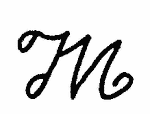 Indiscernible: monogram (Read as: JM, TM, JN)