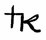 Indiscernible: monogram (Read as: TK, IK)