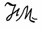 Indiscernible: monogram (Read as: FM, JM)
