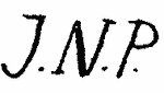Indiscernible: monogram (Read as: JNP)