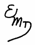 Indiscernible: monogram (Read as: EMD, EMN)