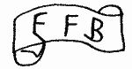 Indiscernible: monogram (Read as: FFB, EFB)