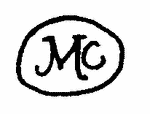 Indiscernible: monogram (Read as: MK, MC)
