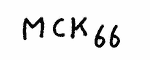 Indiscernible: monogram (Read as: MCK)
