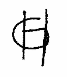 Indiscernible: monogram (Read as: HG, GH)