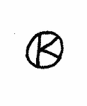 Indiscernible: monogram (Read as: KO, OK, K)
