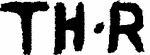 Indiscernible: monogram (Read as: THR)
