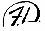 Indiscernible: monogram (Read as: FD, FL, TD, TL)