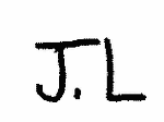Indiscernible: monogram (Read as: JL)