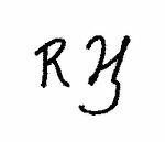 Indiscernible: monogram (Read as: RH)